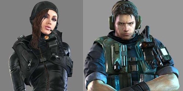 Confira novas artworks de Chris e Jessica em Resident Evil: Revelations