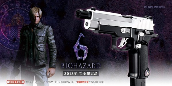 Novas imagens e informações sobre a réplica da arma de Leon em Resident Evil 6